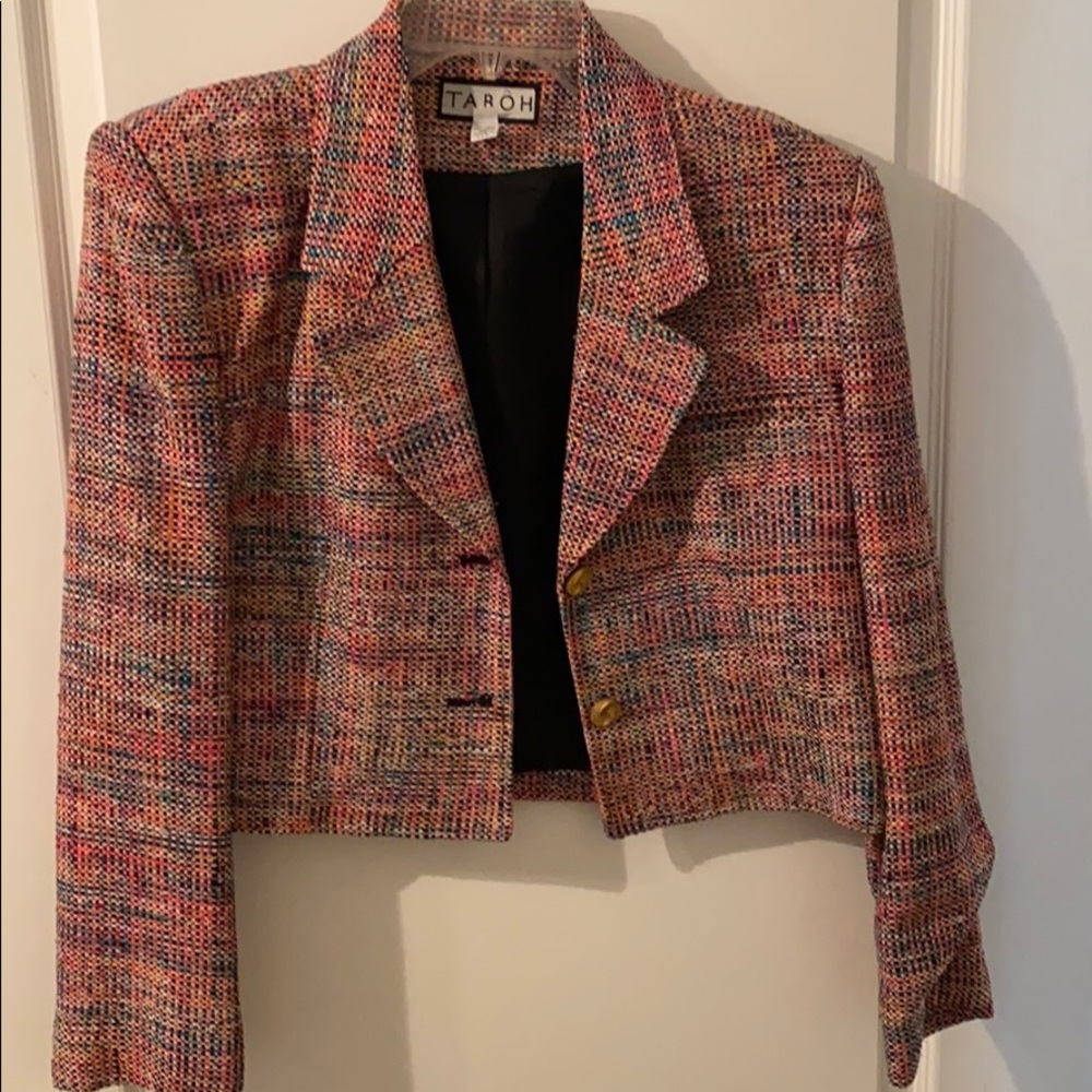 Taboh Woven Cropped jacket